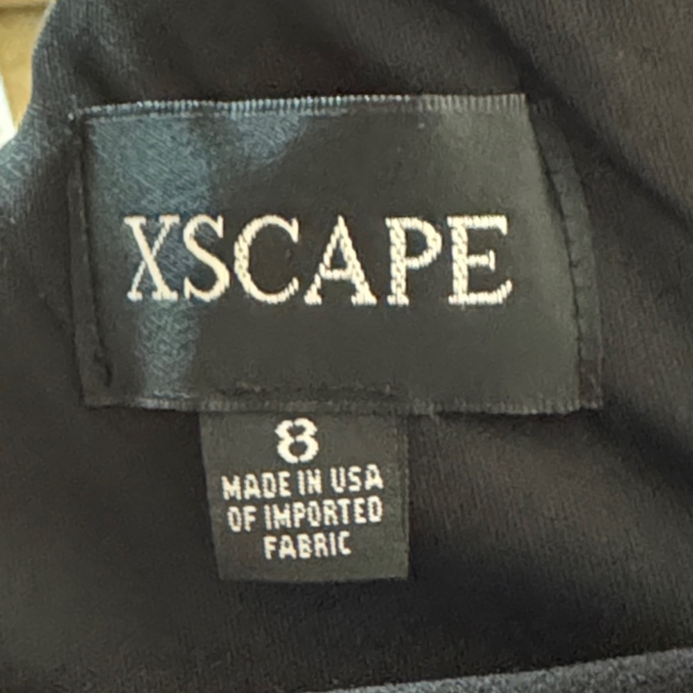 Xscape Black One-Shoulder High-Low Ruffle Dress - Picture 12 of 14